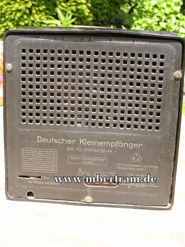 Deutscher Kleinempfänger DKE- GW 110