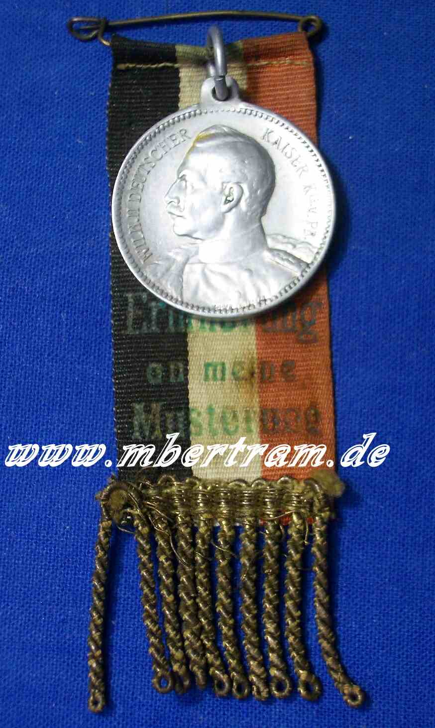 Tragbare Medaille: Erinnerung an meine Musterrung, 9.4.07
