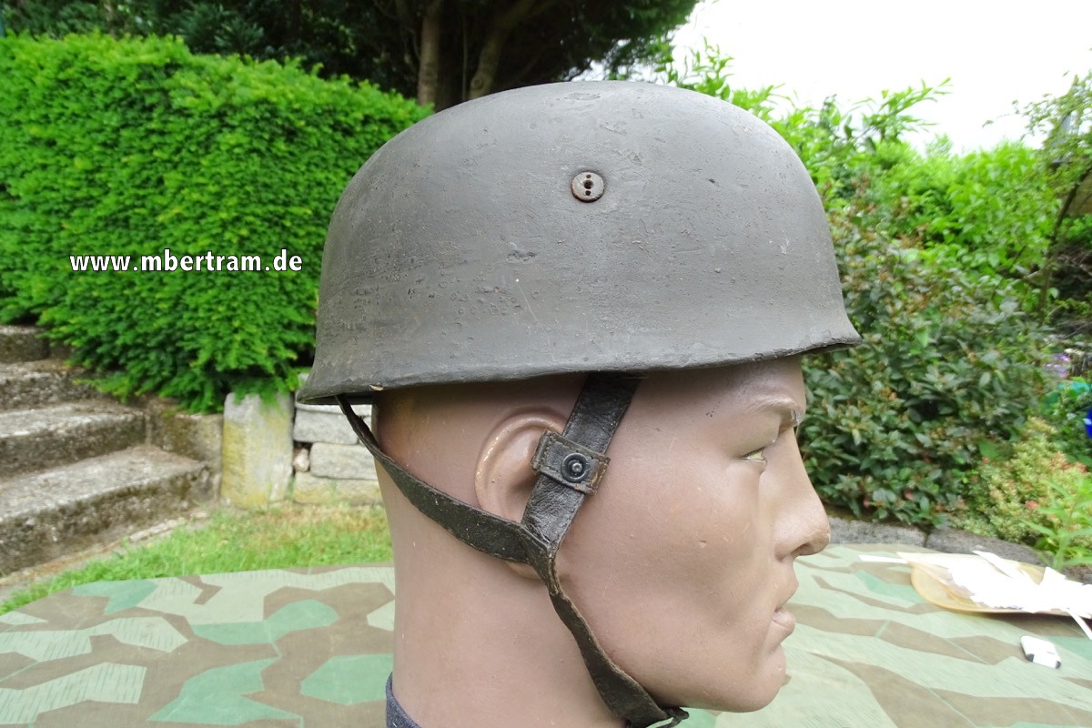 Luftwaffen Fallschirmjäger Helm  M 38, deutsch, 2. WK, Adlerwappen