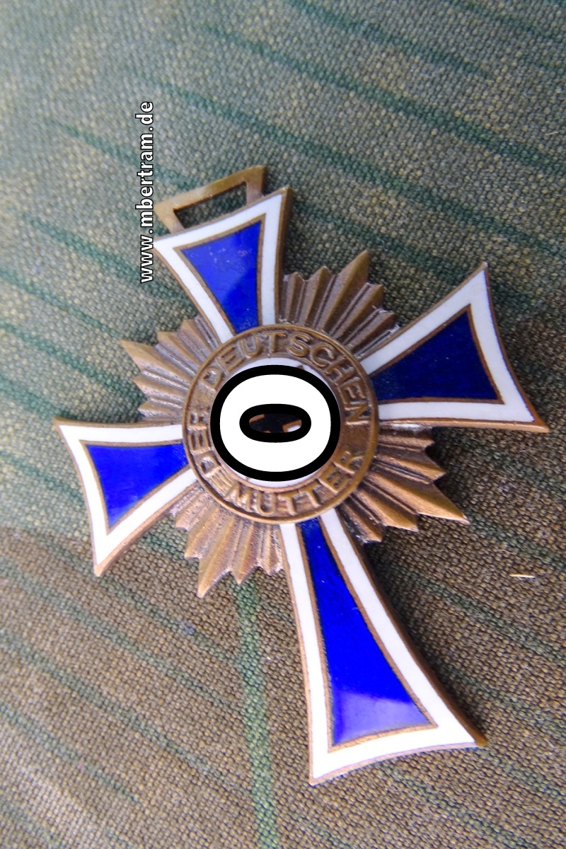 Ehrenkreuz der Deutschen Mutter in Bronze ohne Band