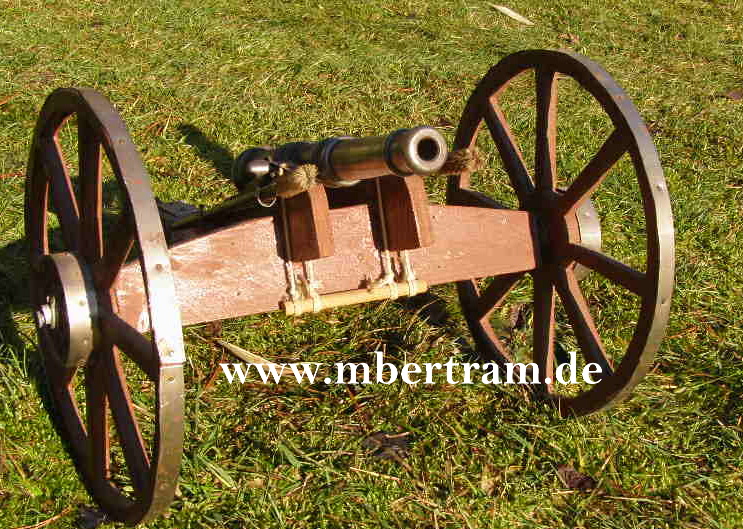 Kanonenmodell eines Feldgeschützes um 1820