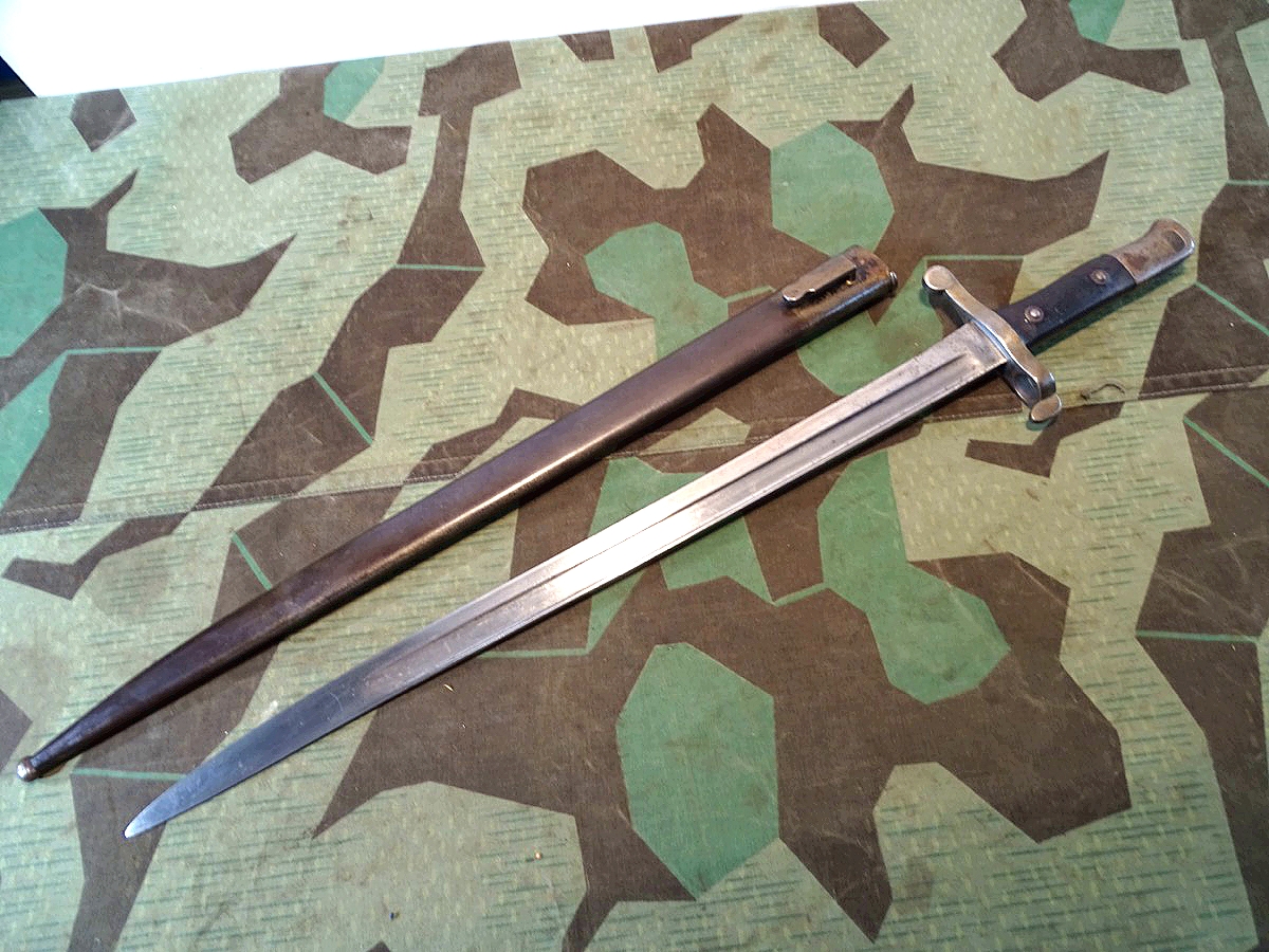 Österreich: Bajonett für Kropatschek/ Steyr Gewehr M 1886. 