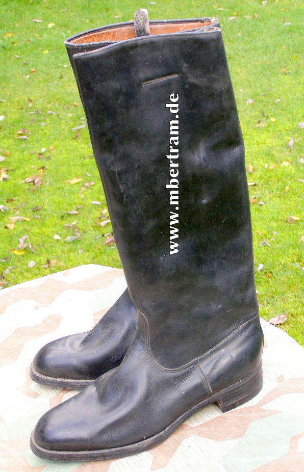 Wehrmacht Offiziersstiefel grosse Größe ca.42/43. 1942