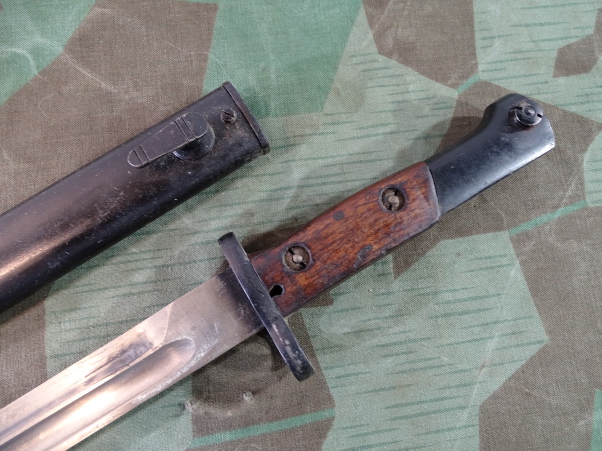 Belgien: Bajonett FN 98 lang. Schöner Zustand, für FN Mauser Gewehr 98 M 1924/ M 24/30, M1934 