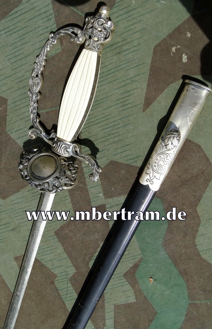 Eickhorn Degen für Beamte/ Kammerherren um 1900.