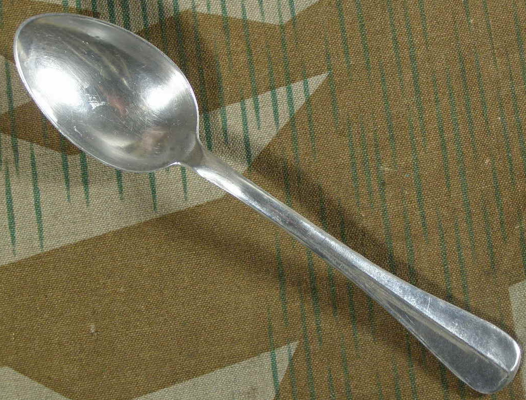 Wehrmacht Kaffeelöffel, Alu, Adler Stemplung. CM 1941