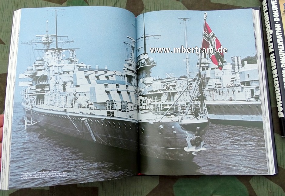 16174-13 5 Bände Die Kriegsmarine.Nachdruck d.Truppenzeitschrift d.Marine