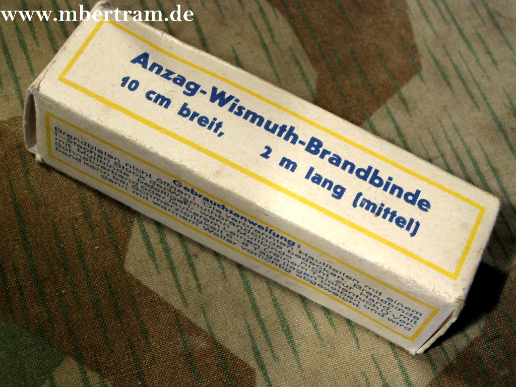 Wehrmacht Brandbinde 1941, 2mx10cm. Anzag-Wismuth