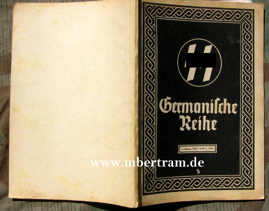 Der Reichsführer SS: Germanische Leithefte,1943, Heft 3,4