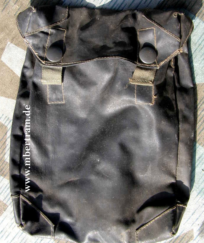 Wehrmacht Gasplanen Tasche, aus gumiertem Leinen