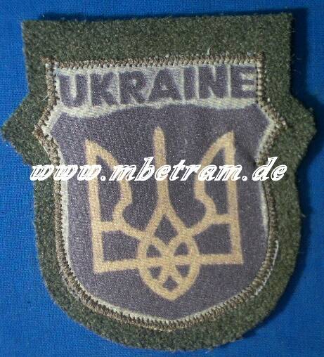 Replik: Ärmelabzeichen f. WH/SS Freiwillige "UKRAINE"