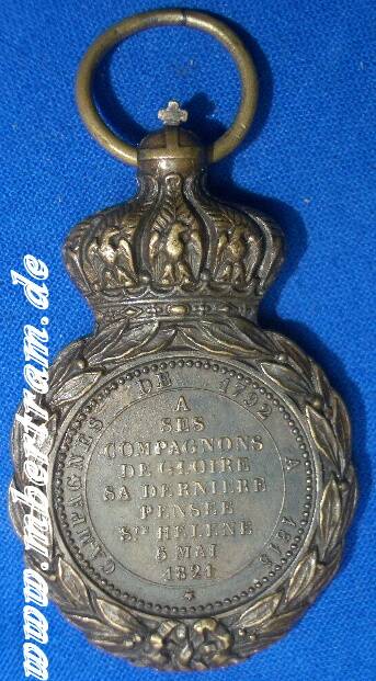Frankreich: Medaille Napoleon I, Campagnes de 1792-1815