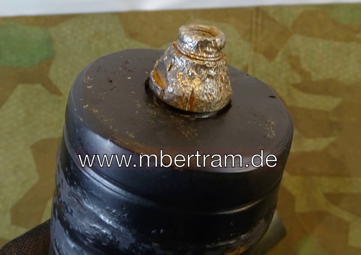 10389-9qYEEOUoEde84w Wehrmacht Deko Sturmgeschütz Panzer Granate 7,5cm KWK 40 mit Hülse u Bodenschraube u Zündschraube