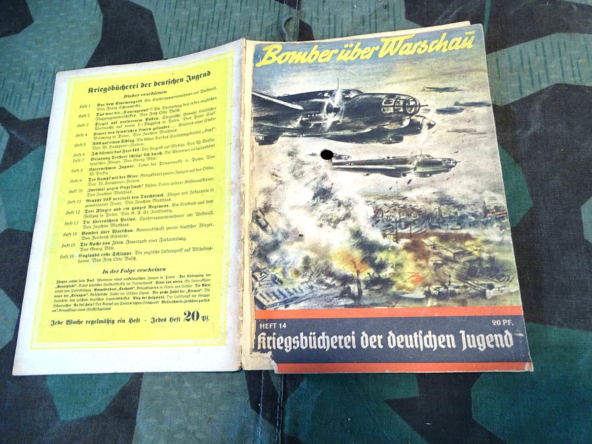 Kriegsbücherei der deutschen Jugend, Heft 14, Bomber über Warschau