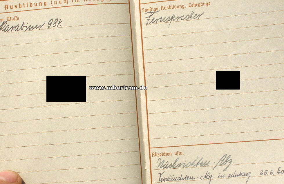 11385-10 Dokumente: 1. Inf. Rgt. 39 , Nachr. Zug, Düsseldorf, EK 2....