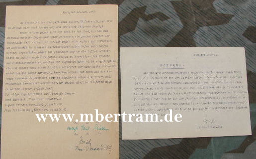 2 Polizeiberichte 1942/43 Verdunklungsmaßnahmen