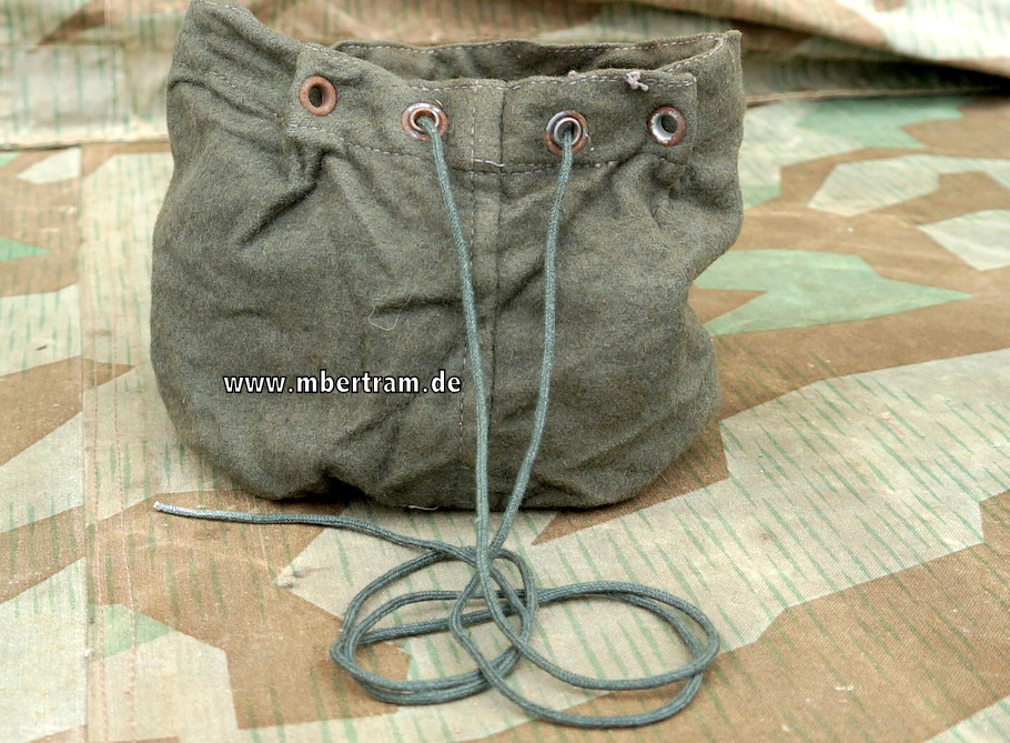 Wehrmacht Pferdegasmaske Filter 41 Leinenbeutel