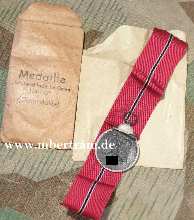MEDAILLE WINTERSCHLACHT IM OSTEN 1941/42 m. Tüte