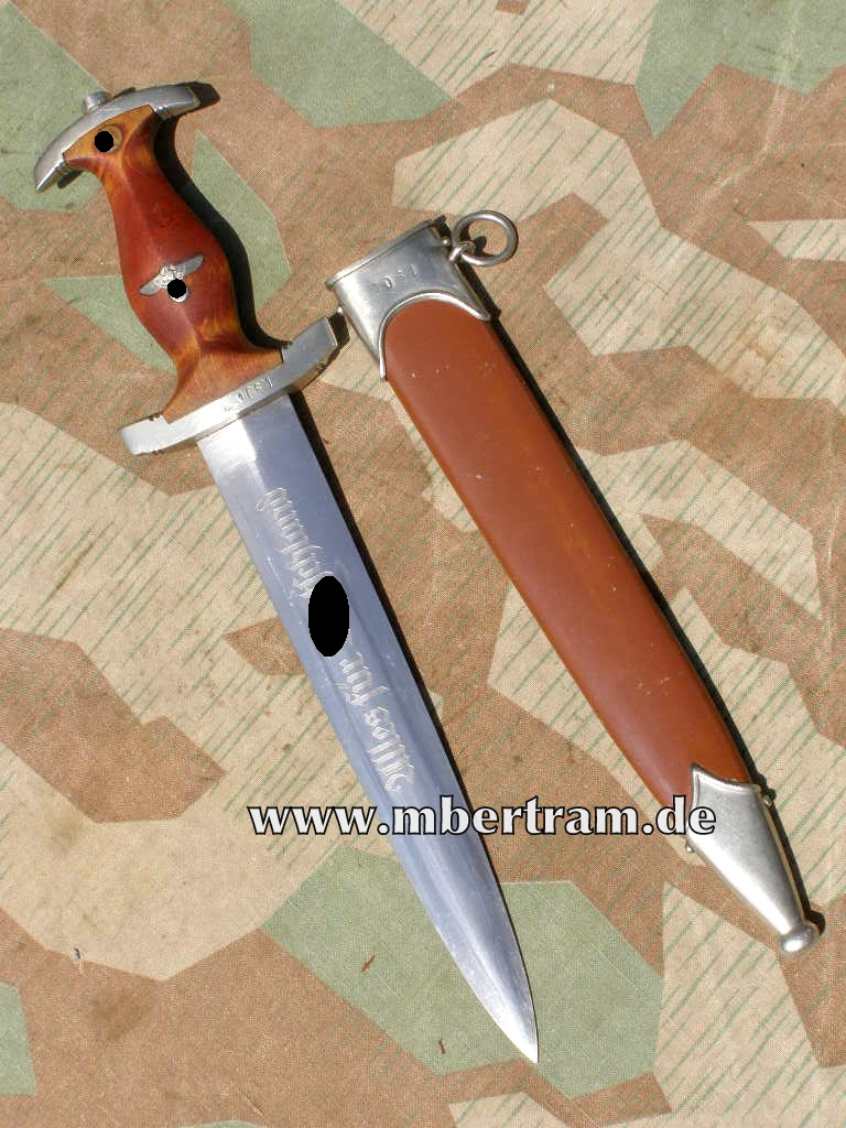 SA Dienstdolch M 33, " E, P &amp; S", entfernte Röhm Widmung