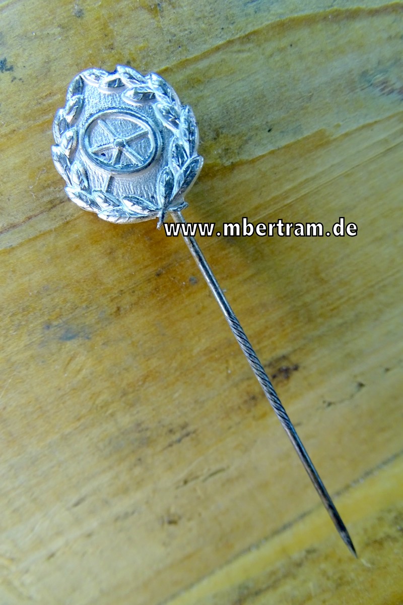 Kraftfahrbewährungsabzeichen in Silber, 15 mm Miniatur