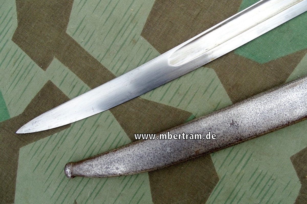 15795-5 Frankreich Chassepot-Bajonett um 1870, Metallscheide, L.ca. 71cm