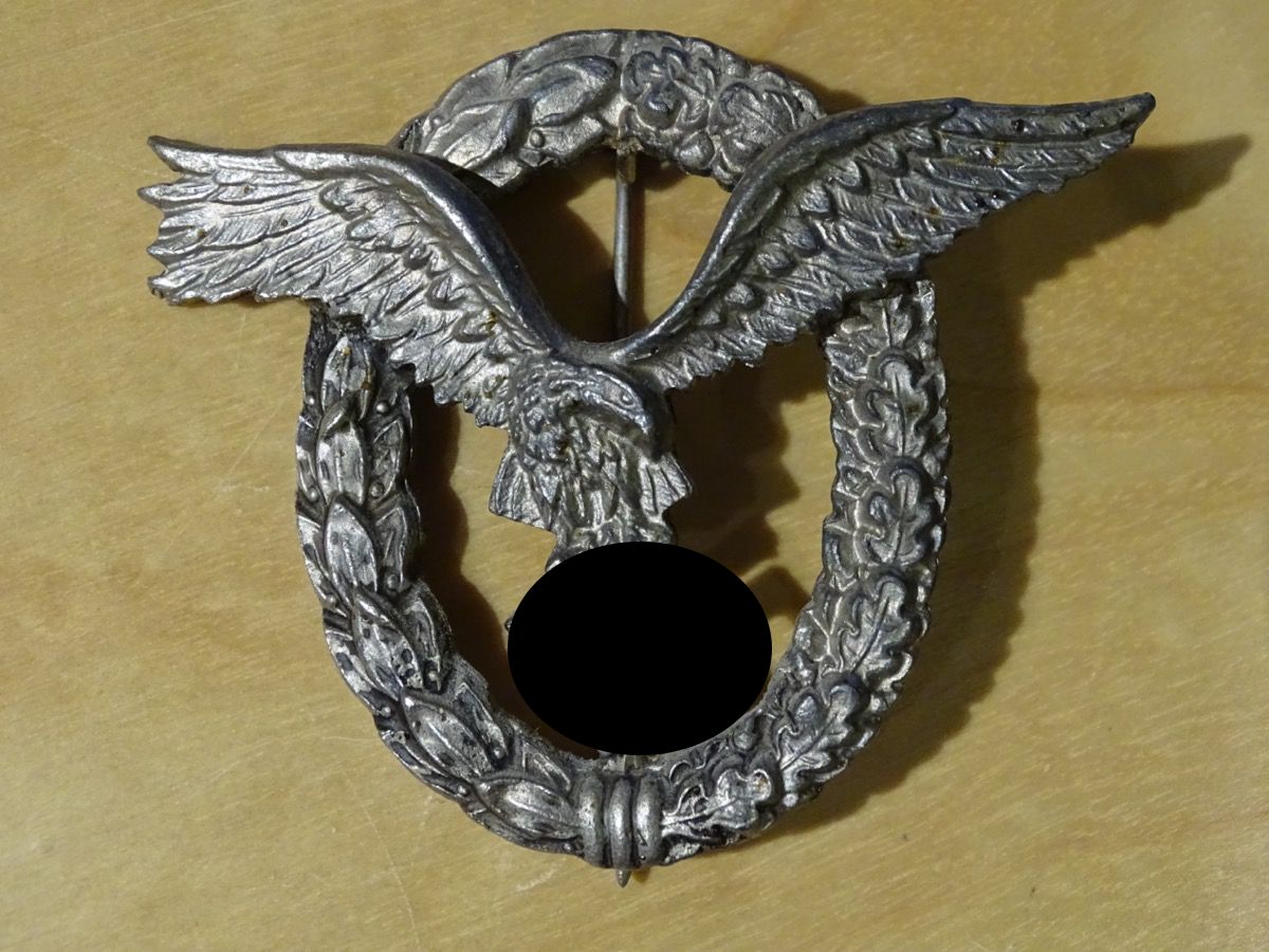 Replik: Flugzeugführer Abzeichen der Luftwaffe, Prägestempel C.E.Juncker Berlin