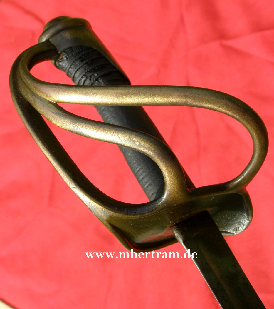 10285-13 Französischer Kavalleriesäbel M 1822, preuss. Beutewaffe