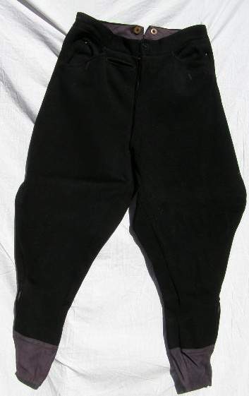 Breecheshose NSKK od. allgemeine SS, schwarzer Stoff 1943