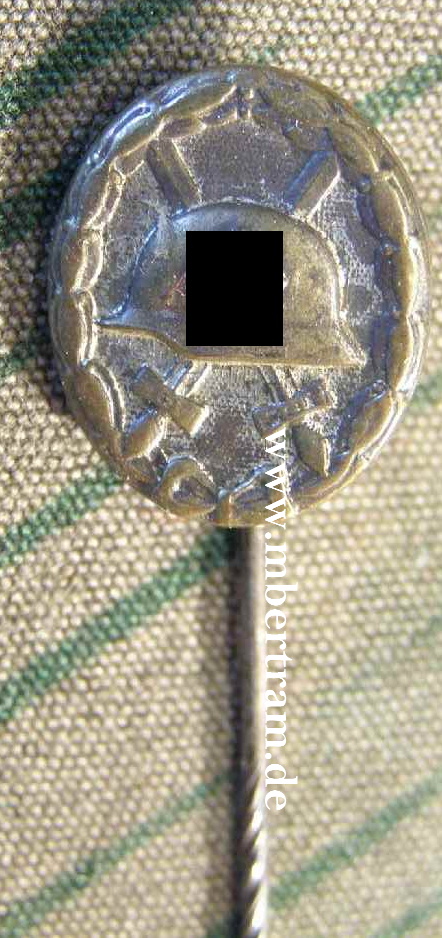 Miniatur Verwundeten Abzeichen in Silber 9mm