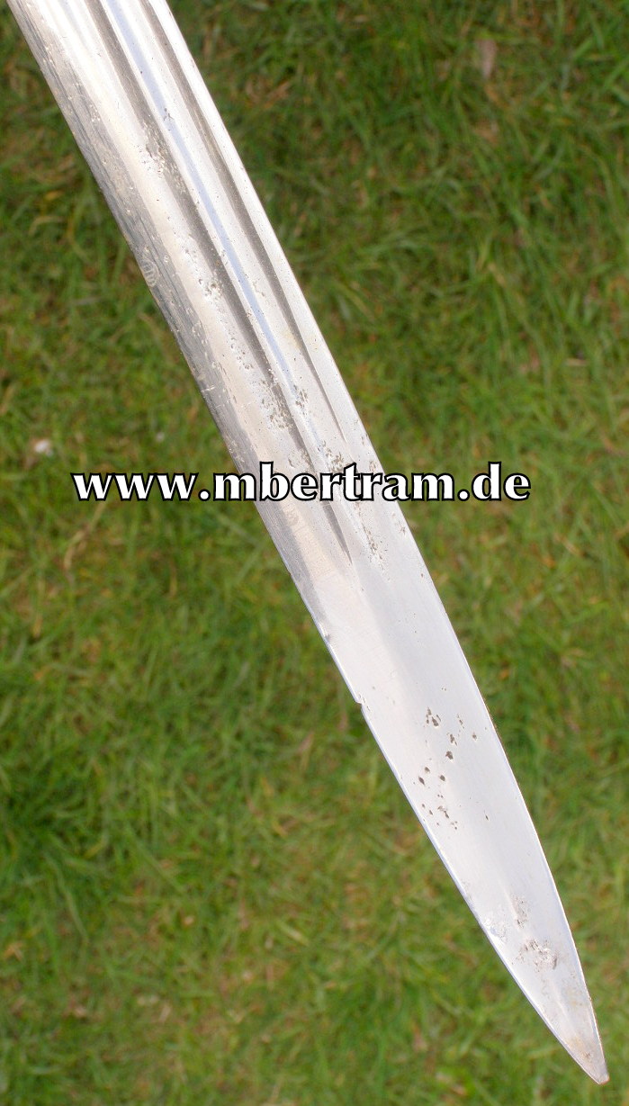10304-20 Extra-Kürassier-Degen M 1854 -Klingenätzung, Portepee.