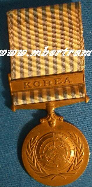 Vereinte Nationen: Orden : Korea Medaille