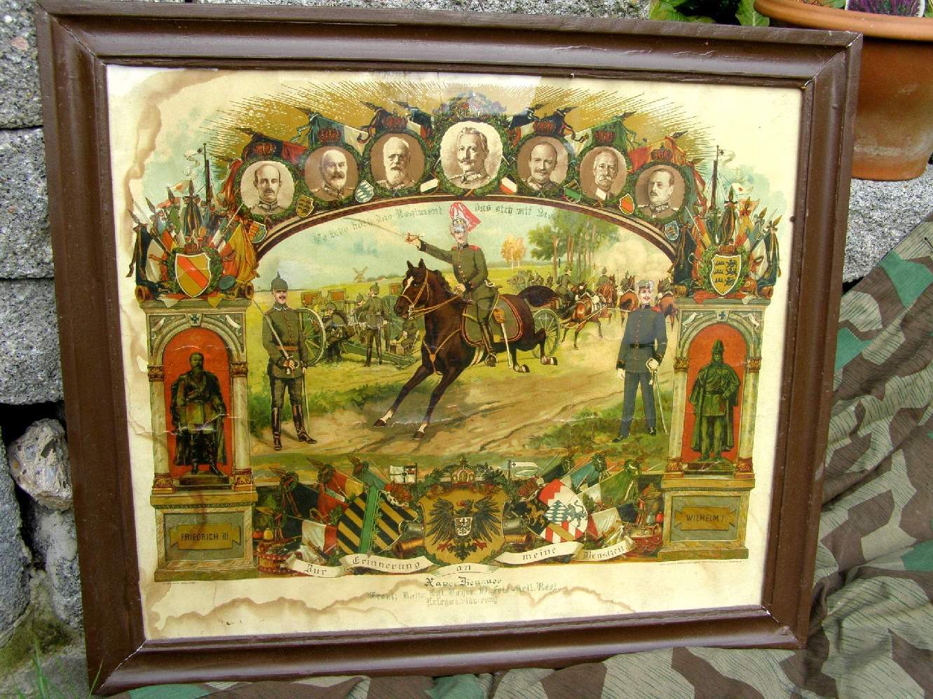 Reservistenbild Ers.. Batterie Kgl. Bayrisches 10 Feld Art. Rgt
