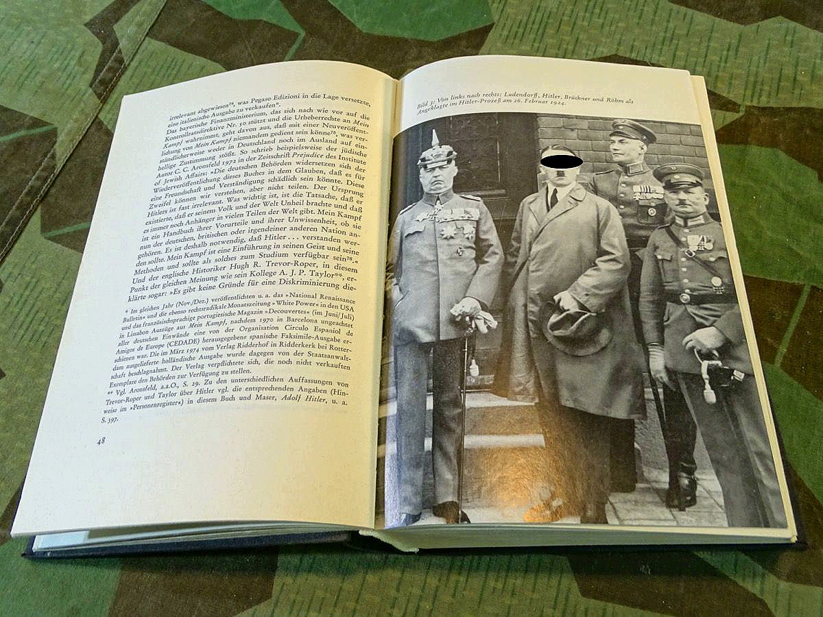 Werner Maser: Adolf Hitler, Mein Kampf : der Fahrplan eines Welteroberers, 1974, 454 Seiten