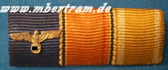 3er Bandspange, WH DA, 13. Mrz. 38, Schutzwall Ehrenzeichen