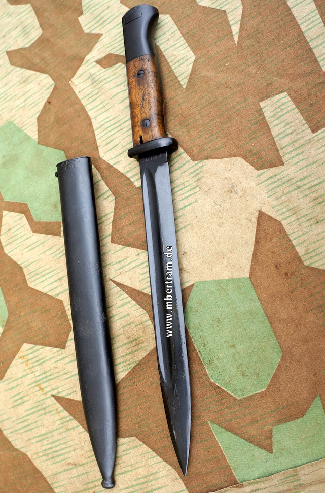 Wehrmacht Bajonett zum Karabiner 98, Hersteller E. u. F. Hörster