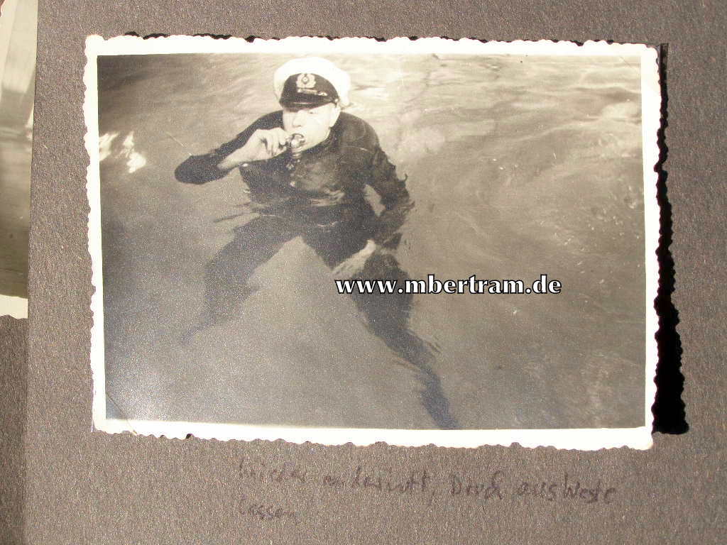 13620-25 Dienstzeit Fotoalbum U 552, Kommandant Erich Topp SELTEN !