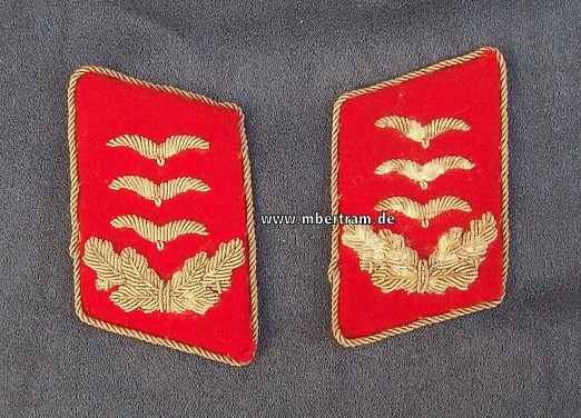 Luftwaffe Kragenspiegel: Hauptmannr Flakartillerie