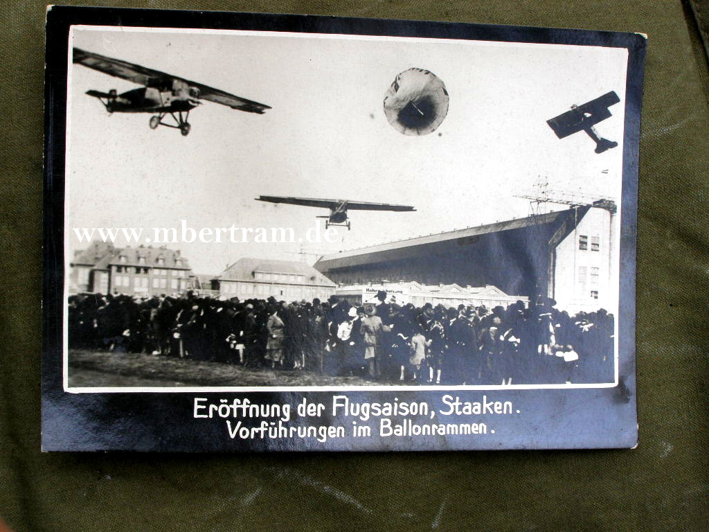 Eröffnung der Flugsaison, Staaken, Postkartenformat