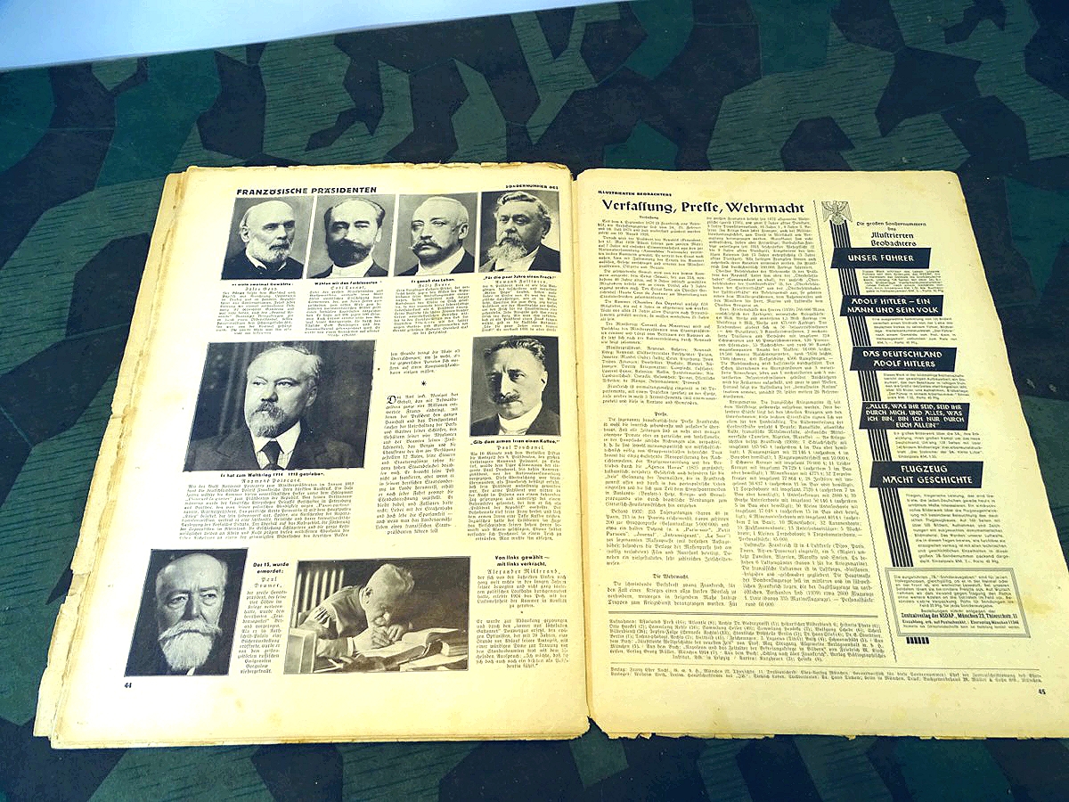 Illustrierter Beobachter, Sonderzeitung " Frankreichs Schuld" NSDAP Verlag .