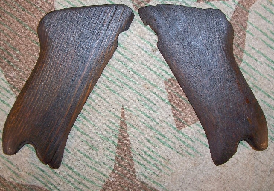 WKI / WKII originale Holzgriffschalen P 08