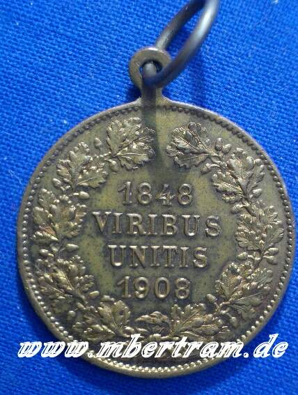 Österreich: Erinnerungsmedaille " Viribus Unitis 1848-1908"