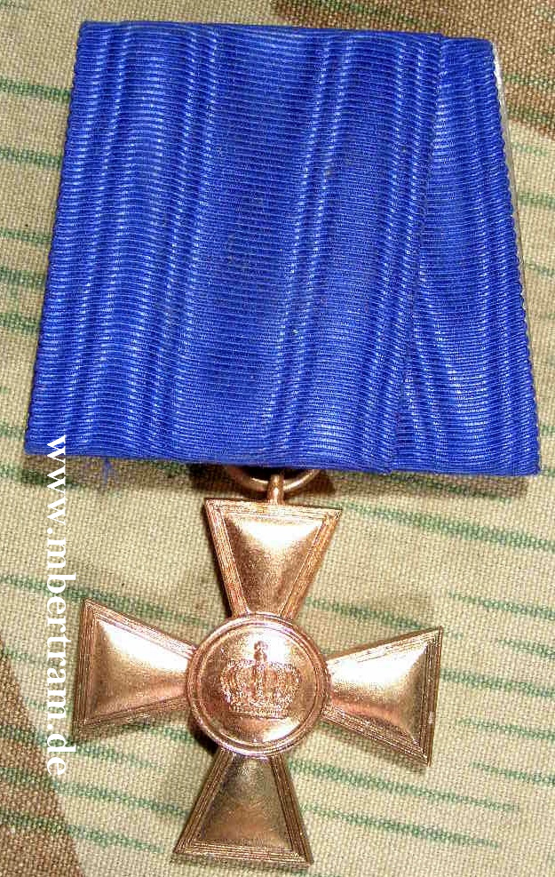 1er Ordensspange: preuss. Mil. Dienstz. Ausz. 15 J.