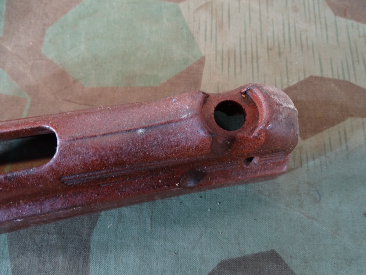 Replik: Unterschaft für eine MP 40, originalgetreuer Nachbau mit allen Stempeln