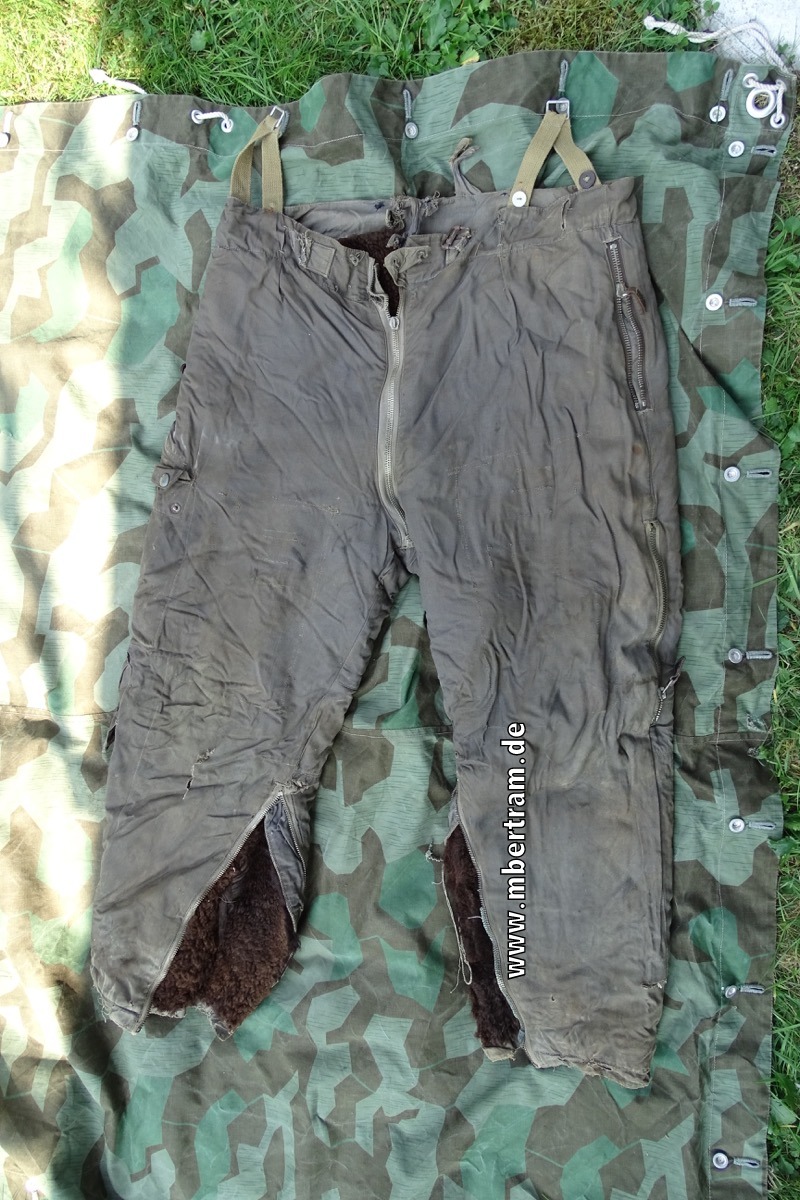 Winter Flieger Hose der Luftwaffe "Kanalhose", gefüttert, Taschen entfernt, Z 4"