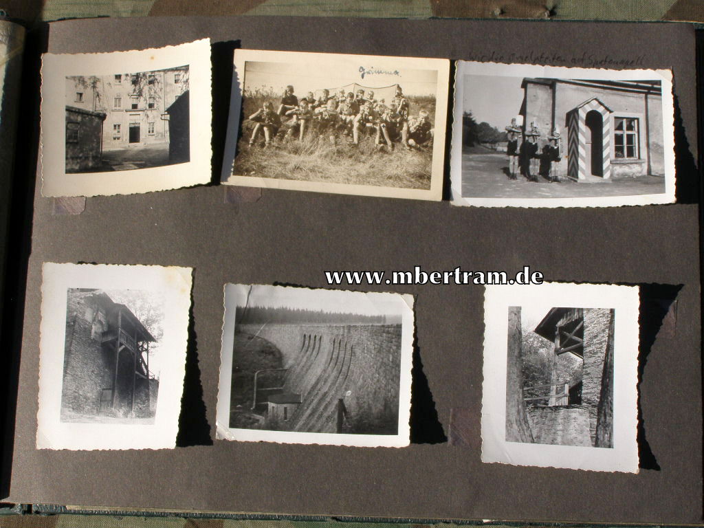 13620-90 Dienstzeit Fotoalbum U 552, Kommandant Erich Topp SELTEN !