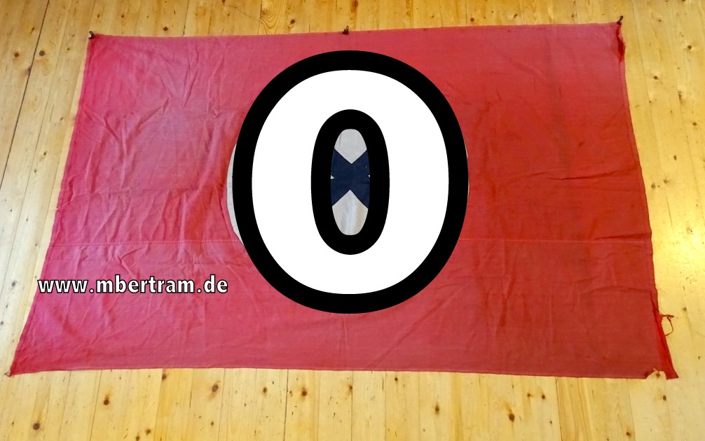 Nationalfahne 3. Reich, HK Fahne, ca. 1,80 x 1,15 m. 