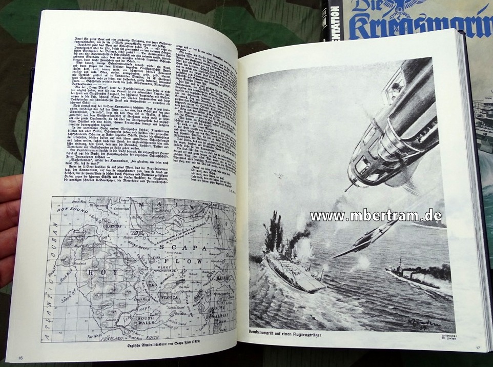16174-8 5 Bände Die Kriegsmarine.Nachdruck d.Truppenzeitschrift d.Marine