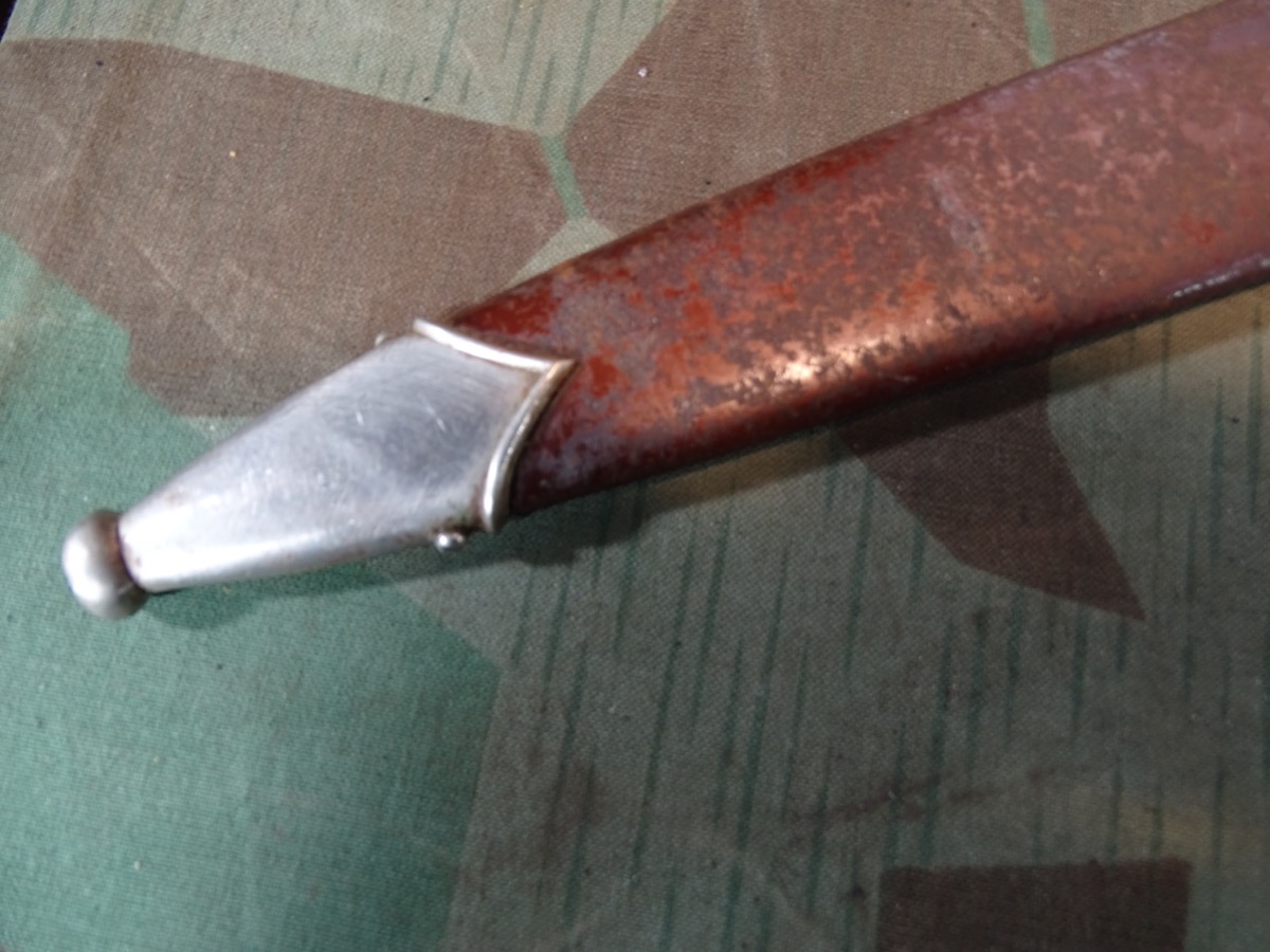 SA Dienstdolch M 33, Hersteller RZM M 7 / 66 1940, Eickhorn mit Gehänge