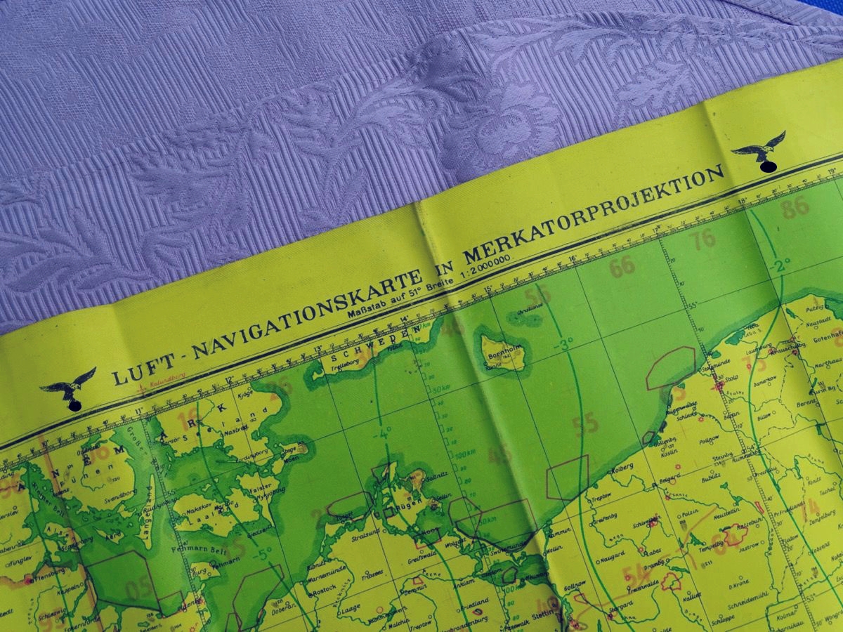 Luftwaffe Navigationskarte in Merkatorprojektion (Britische Inseln)