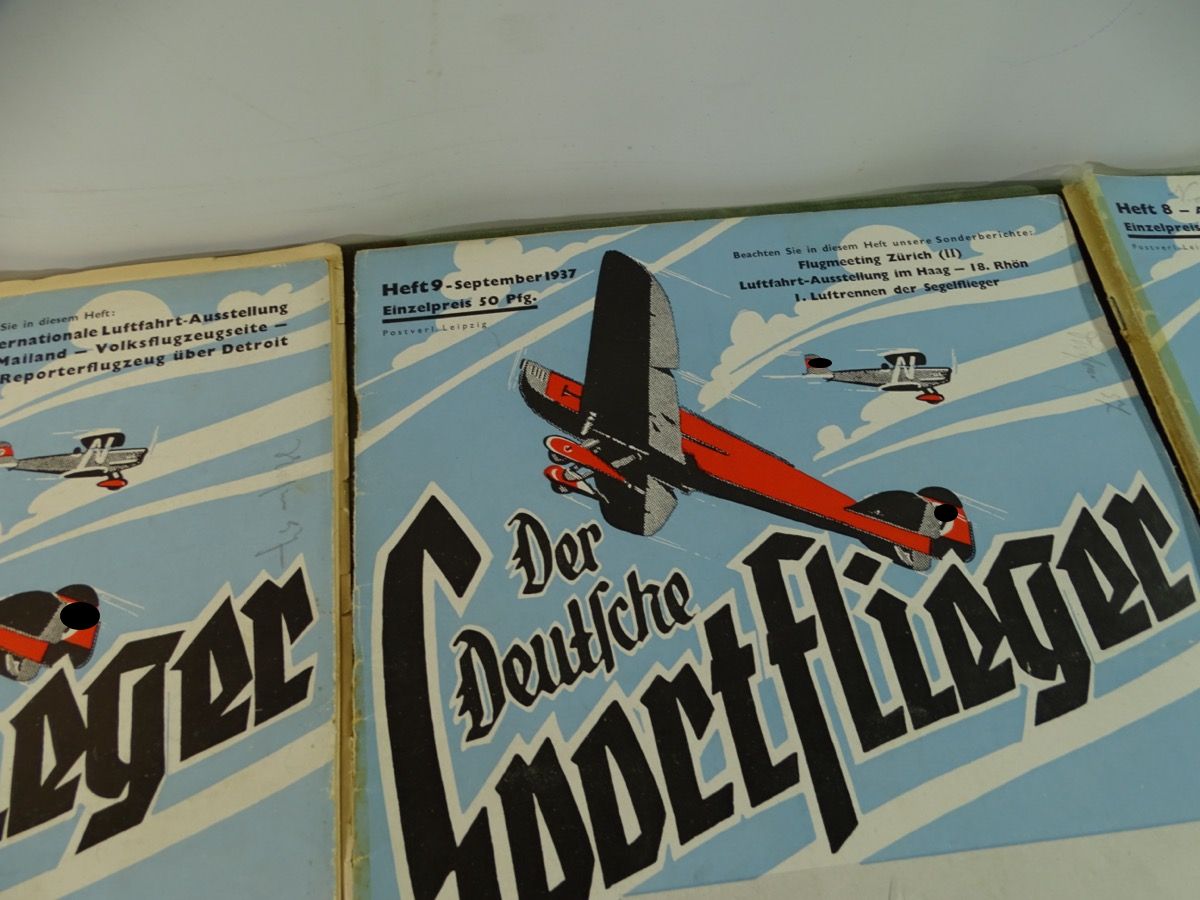 6 Ausgaben Der Deutsche Sportflieger 1937 6 Ausgaben Der Deutsche Sportflieger 1937